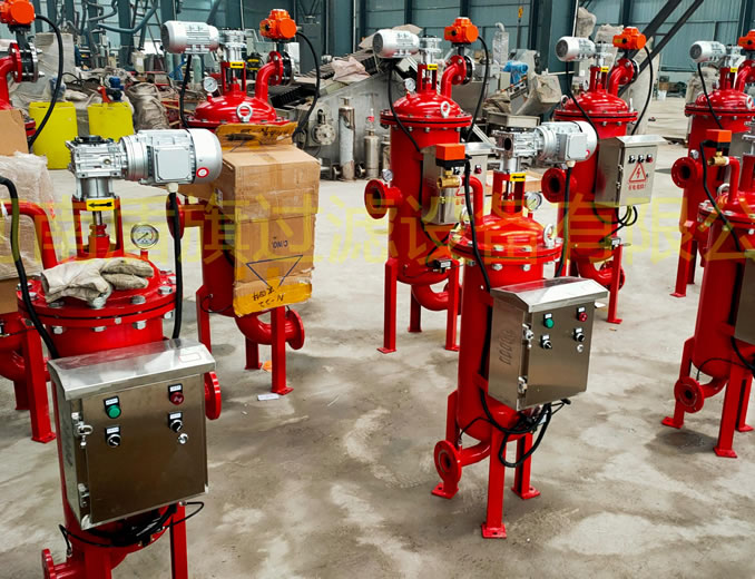 全自動(dòng)碳鋼電動(dòng)刷式管道自清洗過濾器